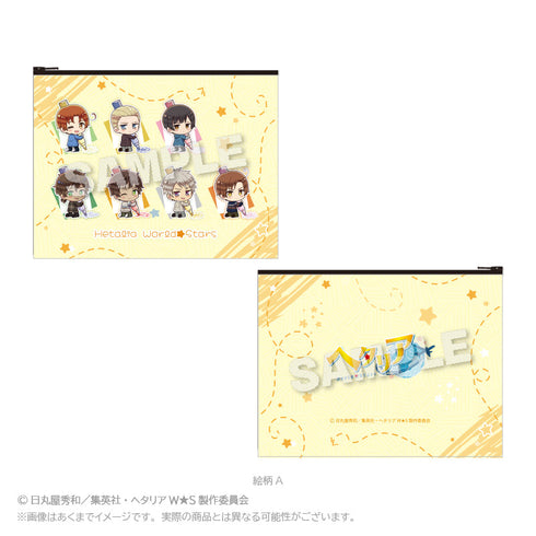 『ヘタリア World☆Stars』フラットポーチ おえかきっちょVer. 絵柄A